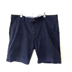 トミーバハマ ハーフパンツ ストレート 無地 3L-4L 紺 綿のサムネイル