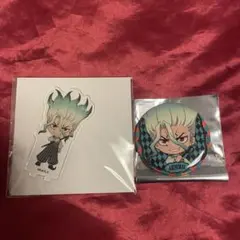 dr.stone アニメイトカフェ サーカス アクリルスタンド　缶バッジ 千空