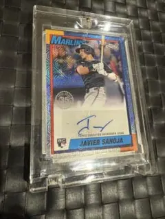 Javier Sanoja RC直筆サイン Marlins auto