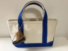 L.L.Bean ボート・アンド・トート　ミニ　ブルー　USA製