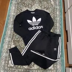 アディダスオリジナルス　セットアップ　ブラック　130