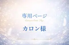専用ページ2 カロン様