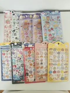 エンボス加工キャラクターシールセット