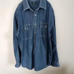 メンズ　CAMPUS IN デニムシャツ Lサイズ