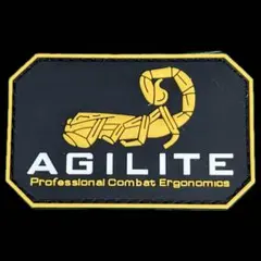 AGILITEラバー製ベルクロパッチ【イエロー】