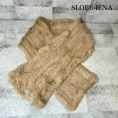 IENA SLOBE ラビットファー　マフラー　ティペット キャメル RG196のサムネイル