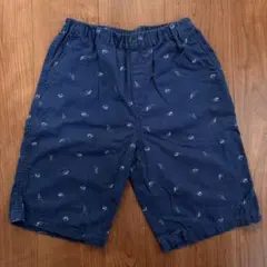 ユニクロ　半ズボン　150cm ハーフパンツ　ネイビー　UNIQLO