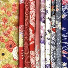 【ゆっこ様専用】kja3091・92綺麗な着物はぎれ10枚セット 正絹 生地