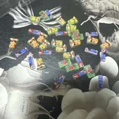 お菓子パッケージネイルサイズパーツセット