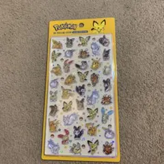 正規品 ポケモン 3Dクリスタルステッカー ボンボンドロップシール