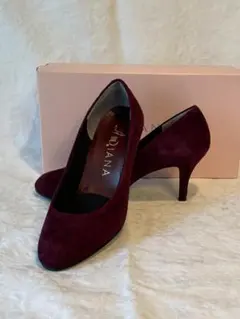 美品　ダイアナ　DIANA　パンプス　22.5　スエード　ワインレッド