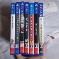 PS4ゲームソフト　7本セット