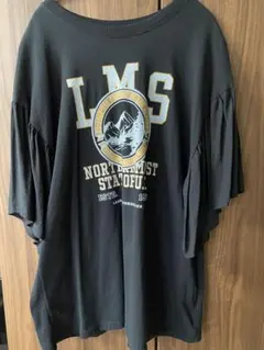 chocol raffine robe ドッキングフレアスリーブロゴチュニック