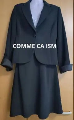 COMME CA ISM サイズMブラックスカートスーツ 入学卒業式 セレモニー