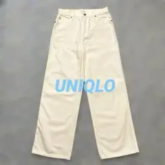 ユニクロ　バギージーンズ　26