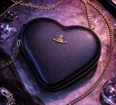 Vivienne Westwood ハート型 ショルダーバッグ ゴールド