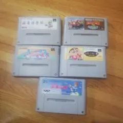 ニンテンドースーパーファミコンカセット 5枚