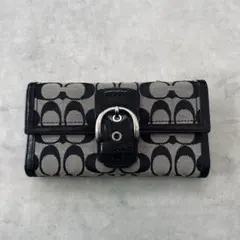 Y2K COACH Soho Signature Long Wallet GB