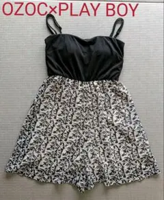 新品同様 OZOC×PLAY BOY サロペット ジャンプスーツ プレイボーイ