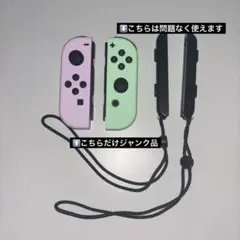 joy-con ジョイコン パステルパープル パステルグリーン ジャンク品