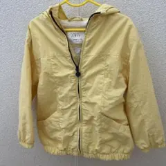 ZARA フード付きイエロージャケット 110