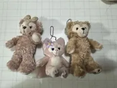 ダッフィー　キーホルダー3体セット