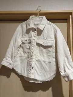 ZARA 長袖シャツ 6-7歳 ホワイト　120