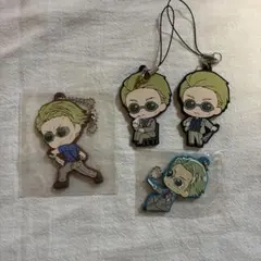 呪術廻戦 七海建人 ラバーキーホルダー ラバーストラップ 4点セット