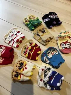 アンパンマン靴下　まとめ売り　9〜14cm
