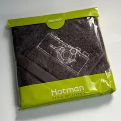 Hotman ダークブラウン フェイスタオル Leica ライカ ノべルティ