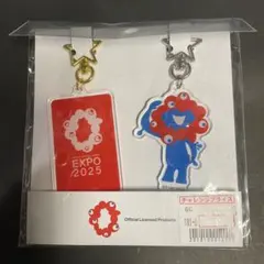 大阪マラソンミャクミャクアクリルキーホルダー オレンジ オオサカ