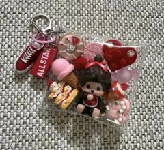 モンチッチちゃん・コンバースめじるしアクセサリー❤︎ガチャ詰めキーホルダー❤︎