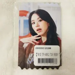 TWICE くじ チケット風フォトカード チェヨン
