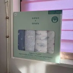 aden + anais オーガニックスワドル4枚セット