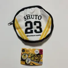 周東右京 ユニフォーム SHUTO 23 福岡ソフトバンクホークス ユニフォーム SHUTO 周東右京 23 ホークス ビジター レプリカ 野球
