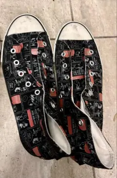 SALE スヌーピー 可愛い小柄　黒　ハイカット　LL converseタイプのサムネイル