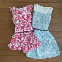 女の子 120 まとめ売り 夏服 ワンピース スカート
