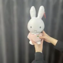 ミッフィー ぬいぐるみ グレー 約30cm