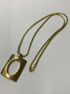 ゴールドカラー ネックレス スクエア ヴィンテージアクセサリー