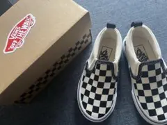 VANS チェッカー柄 スリッポン