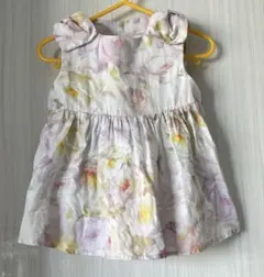 フランス老舗ブランド　タルティーヌエショコラ　花柄ワンピース　80cm