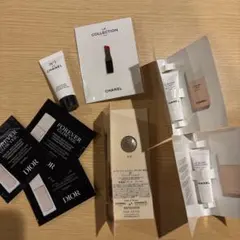 CHANEL Dior サンプル セット 非売品ピンバッジ付き