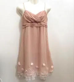 アプワイザーリュクス フラワーワンピース ティアードワンピース フリルドレス