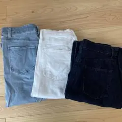 UNIQLO デニムパンツ＆スカート 3点セット