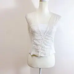 フレンチスリーブvネック