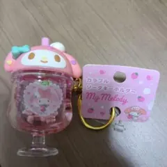 カラフルソーダキーホルダー　マイメロディ　サンリオ