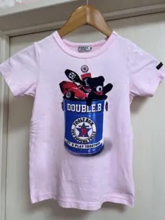 ミキハウス　ダブルビー、DOUBLE.B ピンク、キッズTシャツ、サイズ120
