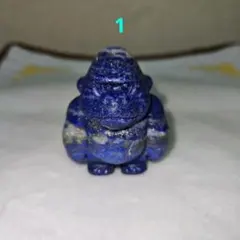 天然石 ラピスラズリ ロングイ（龍亀）彫刻☆置物☆濃青 - メルカリ