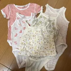 ベビー肌着 ロンパース肌着　5点セット