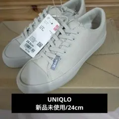 ★値下げ★【匿名配送】UNIQLO　キャンバススニーカー　ベージュのサムネイル